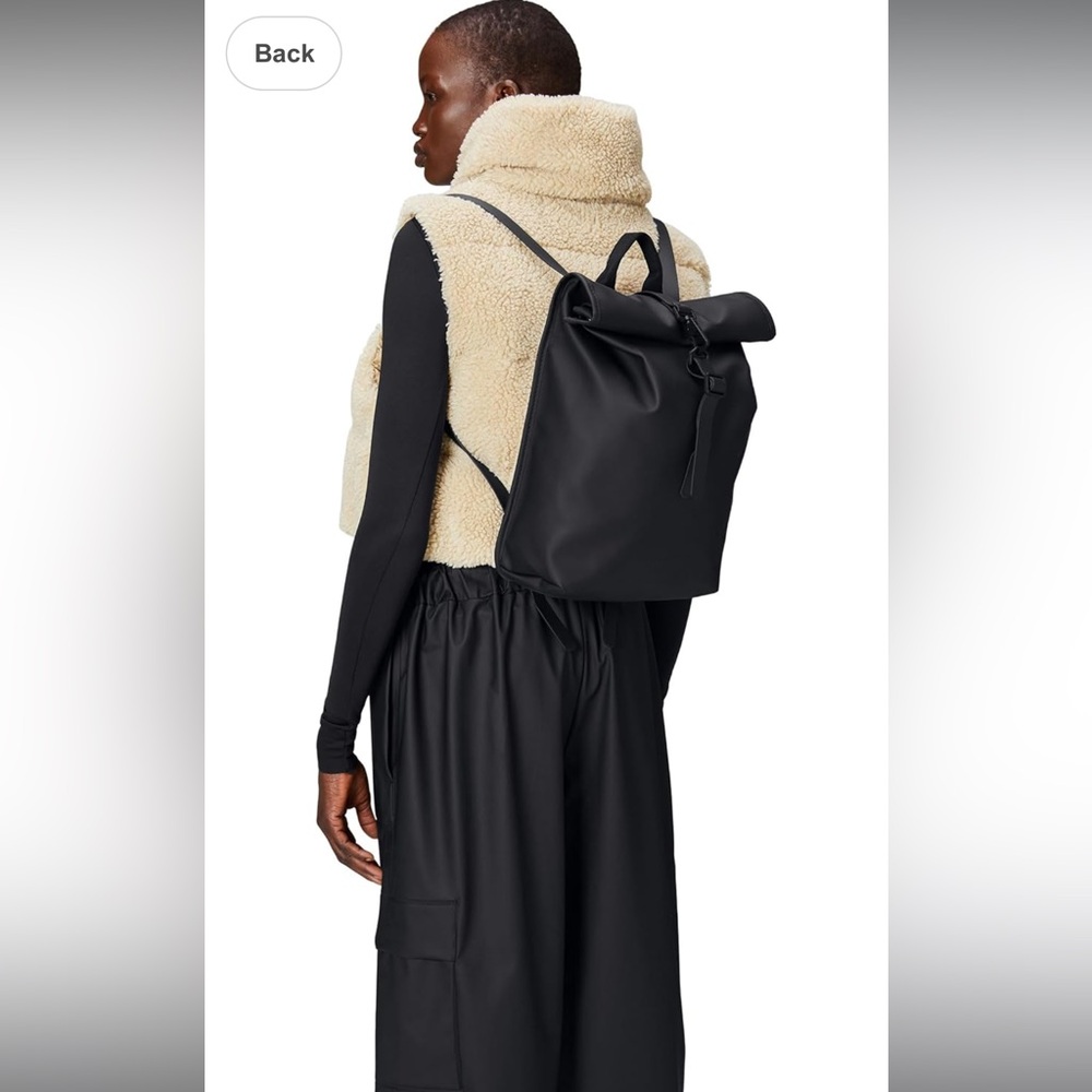Brand New RAINS rolltop rucksack